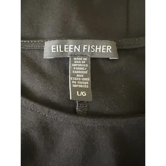 Eileen Fisher Asymmetrical Viscose Jersey Crew Neck Sleeveless Tank Top Size XL - Picture 9 of 11